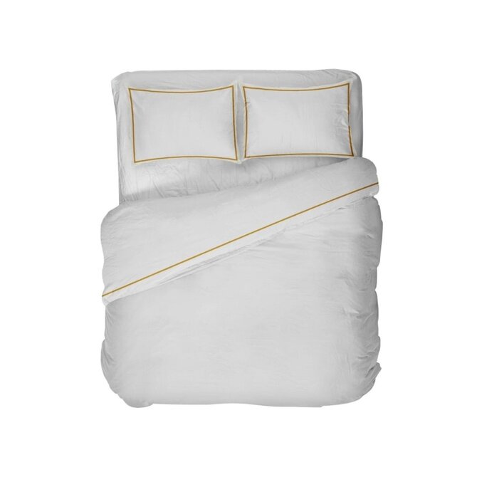 Kayori  Arida  Housse de couette  Satin de coton  140x200/220  Blanc