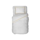 Kayori Kayori  Arida  Housse de couette  Satin de coton  140x200/220  Blanc