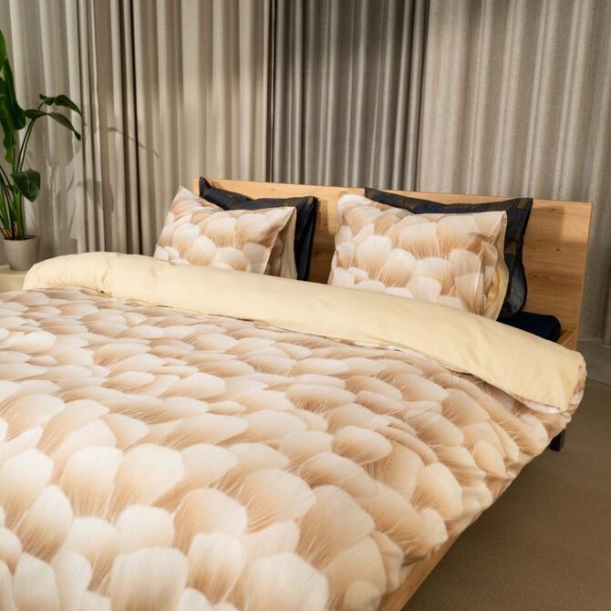 Kayori  Koji  Housse de couette  Satin de coton  140x200/220  Or