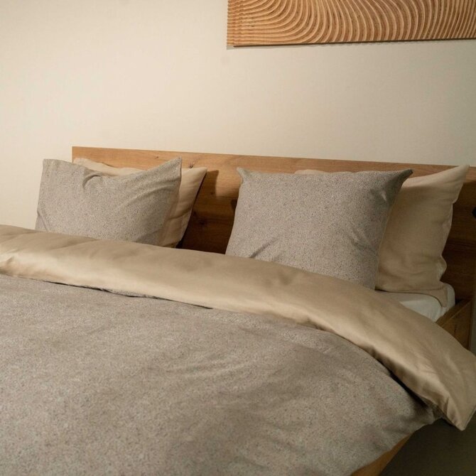 Kayori  Miha  Housse de couette  Coton/Tencel  140x200/220 Naturel