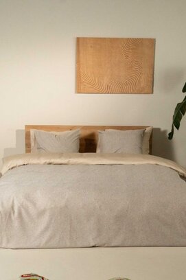 Kayori  Miha  Housse de couette  Coton/Tencel  240x200/220 Naturel