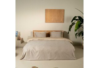 Kayori  Miha  Housse de couette  Coton/Tencel  240x200/220 Naturel