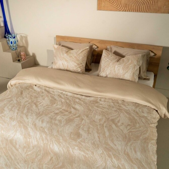 Kayori  Nachi  Housse de couette  Coton/Tencel  140x200/220 Naturel