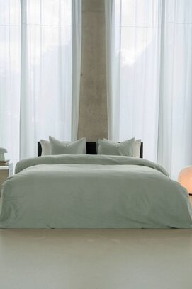 Kayori  Saya  Housse de couette  Satin de coton  140x200/220  Bleu clair