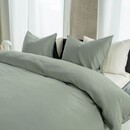 Kayori Kayori  Saya  Housse de couette  Satin de coton  140x200/220  Bleu clair