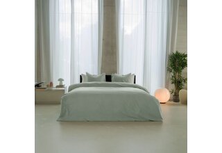 Kayori  Saya  Housse de couette  Satin de coton  200x200/220  Bleu clair