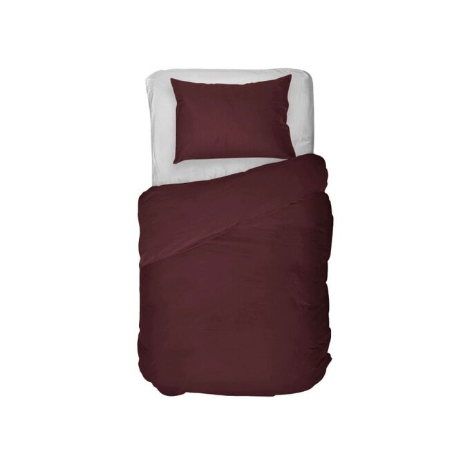 Kayori  Saya  Housse de couette  Satin de coton  240x200/220  Bordeaux