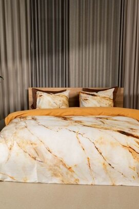 Kayori  Sayana  Housse de couette  Satin de coton  140x200/220 Or