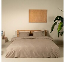 Kayori  Susa  Housse de couette  Flanelle  140x200/220  Moka