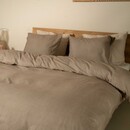 Kayori Kayori  Susa  Housse de couette  Flanelle  140x200/220  Moka