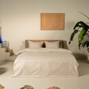 Kayori Kayori  Susa  Housse de couette  Flanelle  140x200/220  Blanc cassé