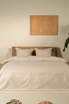 Kayori  Susa  Housse de couette  Flanelle  140x200/220  Écru