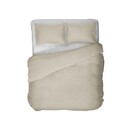 Kayori Kayori  Susa  Housse de couette  Flanelle  140x200/220  Blanc cassé