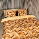 Kayori Kayori  Yumi  Dekbedovertrek  Katoensatijn  200x200/220 Goud