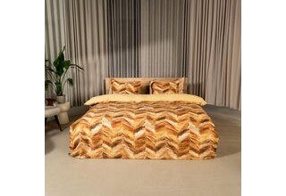 Kayori  Yumi  Housse de couette  Satin de coton  240x200/220 Or