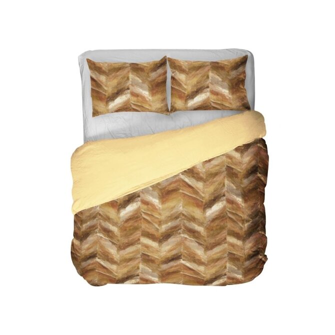 Kayori  Yumi  Housse de couette  Satin de coton  240x200/220 Or