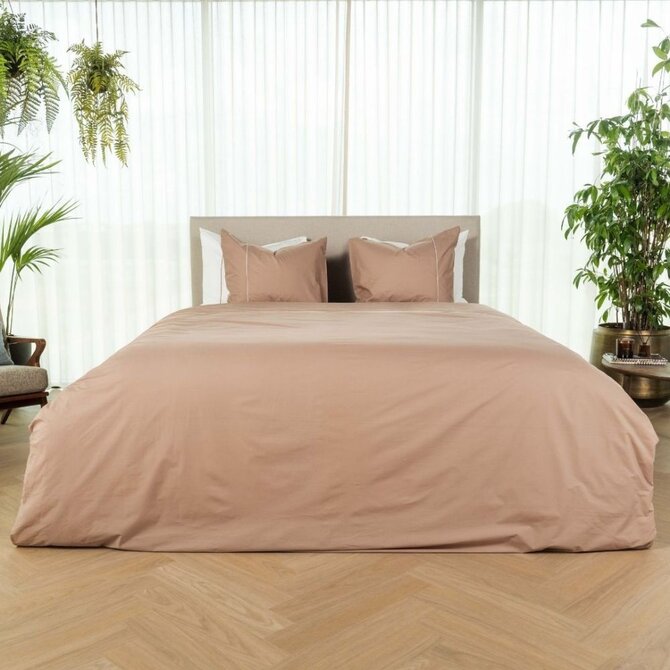 Kayori Sasaki Housse de couette Percale 140x200/220 Taupe