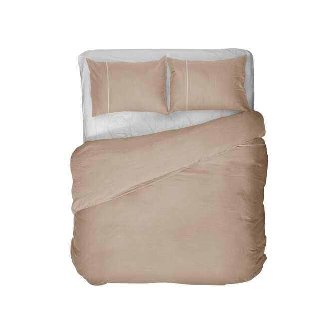 Kayori Sasaki Housse de couette Percale 140x200/220 Taupe