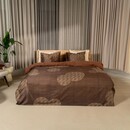 Kayori Kayori Jiro Housse de couette Satin de coton 140X200/220 Brun