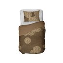 Kayori Kayori Jiro Housse de couette Satin de coton 140X200/220 Brun