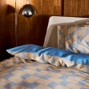 Auping Auping Seaside Grid housse de couette 240x200/220 Bleu clair