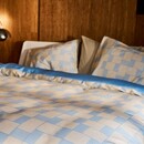 Auping Auping Seaside Grid dekbedovertrek 240x200/220 Light Blue