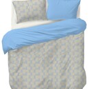 Auping Auping Seaside Grid housse de couette 240x200/220 Bleu clair