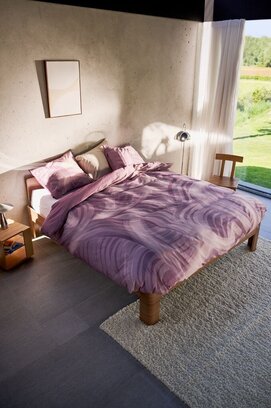 Auping Mauve Twists dekbedovertrek 140x200/220 Mauve
