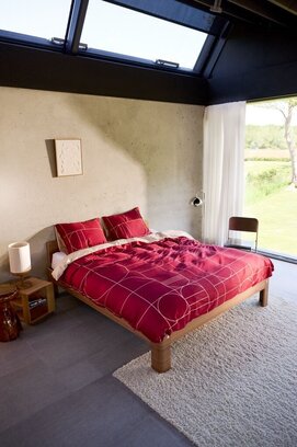 Auping Graphic dekbedovertrek 140x200/220 Bordeaux