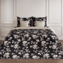 Dommelin Dommelin Housse de couette Magnolia Satin 400tc Noir 140x200/220 cm