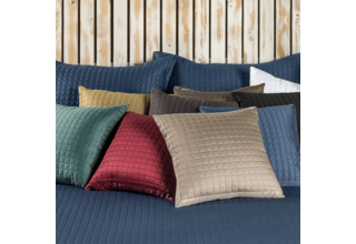 Dommelin sierkussenhoes Chicago Satijn 300TC Schelp 40x40