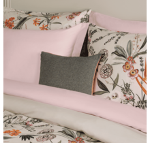 Dommelin Housse de coussin décorative Bravio Coton-Laine 300gr Gris ardoise 40x40 cm