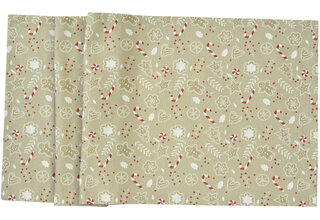 Sander nappe Ginger Man 100x100 Fb. 19 - beige/rouge