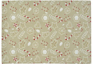 Sander placemat Ginger Man 35x50 Fb. 19 - Beige/Red