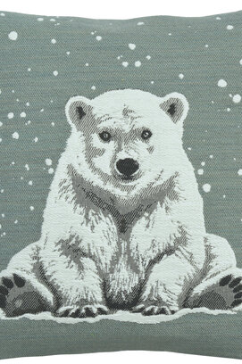 Sander sierkussenhoes Arktos 45x45 Fb. 77 - Blue Fox