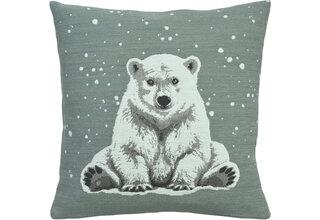 Sander housse de coussin décorative Arktos 45x45 Fb. 77 - Bleu Renard