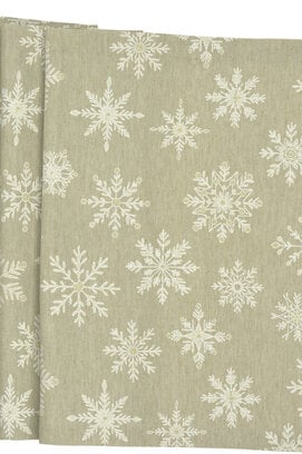 Sander tafelloper Cristallo Buio 50x140 Fb. 27 - Taupe