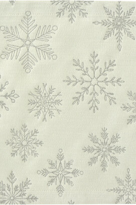 Sander placemat Cristallo Luce 35x50 Fb. 21 - Ecru/Silver