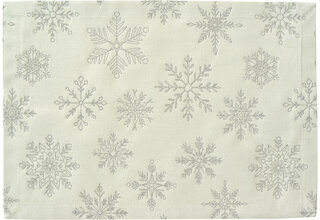 Sander set de table Cristallo Luce 35x50 Fb. 21 - Écru/Argent