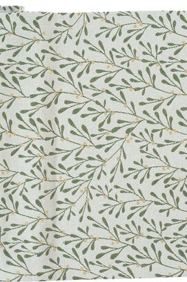 Sander tafelloper Misty 50x140 Fb. 02 - Ecru/Green