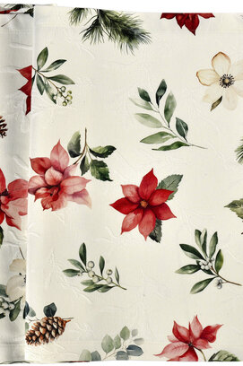 Sander chemin de table Fleurs de Noël 50x140 Fb. 40 - Original