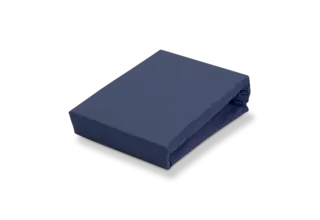 Vandyck Jersey Suprême drap-housse pour surmatelas 180/200x200/220 bleu marine 036