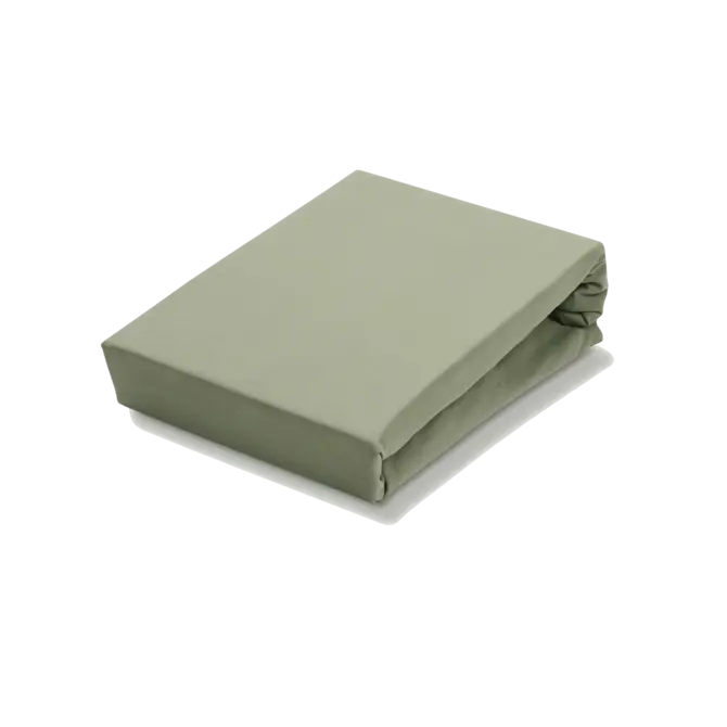 Vandyck Jersey doux fendu surmatelas drap-housse 180/200x200/220 Olive clair 123