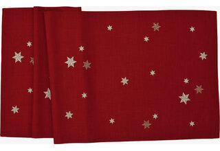 Sander tafelloper Skyla 38x85 Fb. 01 - Red