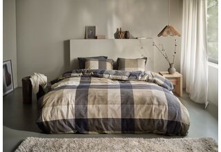 Beddinghouse Dario taupe 200x200/220