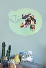 FAB5 Wonderwall Wonderwall Magneetbord Vos mintgroen- XL