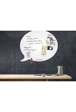 FAB5 Wonderwall whiteboard en magneetbord tekstballon 50x 60 cm