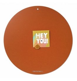 ROND MAGNEETBORD Roestbruin- 67 cm