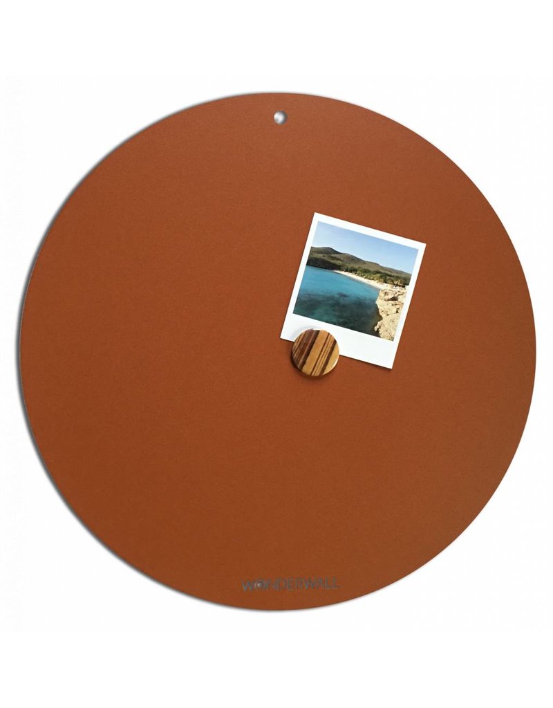 Wonderwall MAGNEETBORD circle of life rond bruin