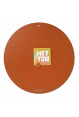 NEW ROUND GOLD MAGNETIC BOARD Rusty-Brown